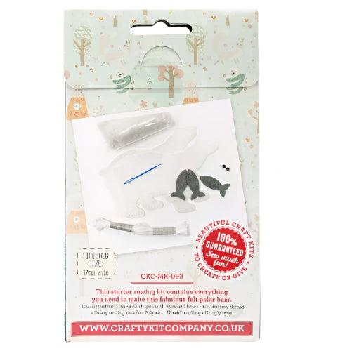 Easy Peasy Minis Sewing Kit - Pete the Polar Bear
