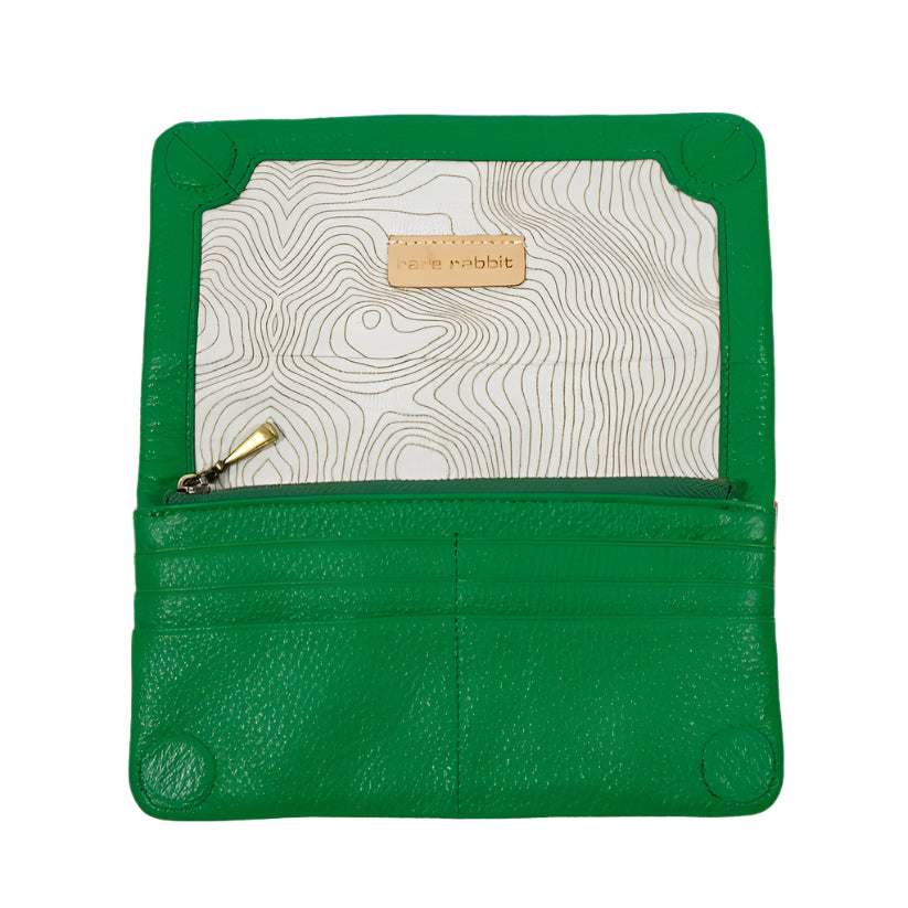 Voyager  II Leather Wallet - Multi Navy