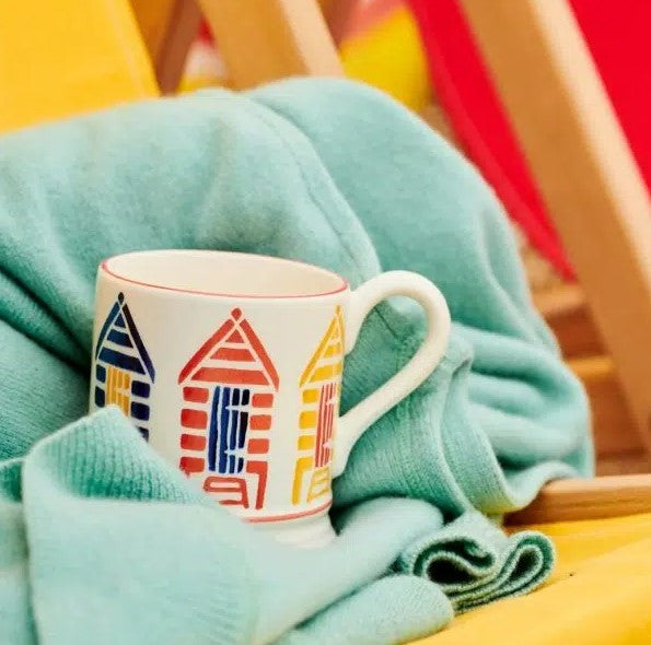 Half Pint Mug - Beach Huts