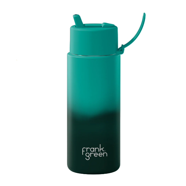1L Colour Changing Ultralite Bottle With Flip Straw Lid - Abyss