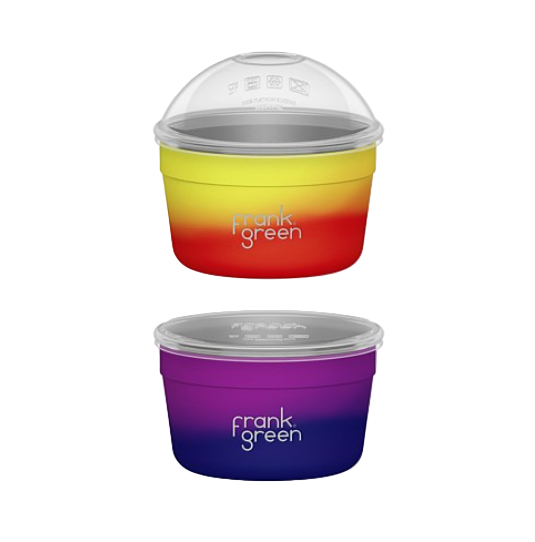 Colour Changing To Go Bowl Duo Pack  of 500ml - Twilight & Lava