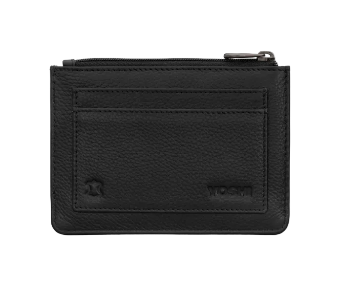 Zip Top Leather Purse - Cat Lounge