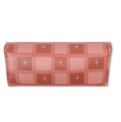 Printed Glasses Case - Check