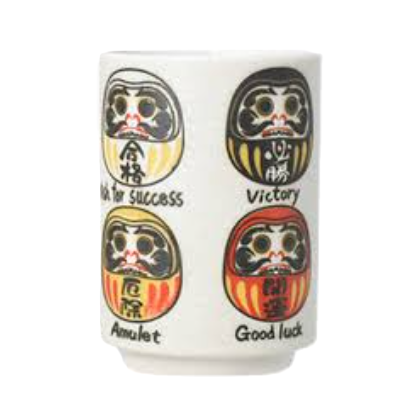 Yamato Sushi Teacup - Lucky Daruma