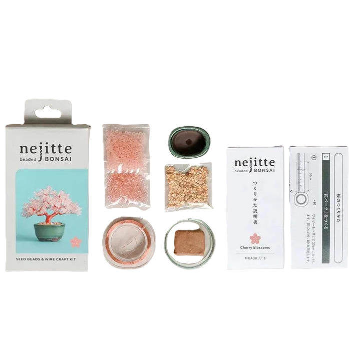 Nejitte Beaded Bonsai Kit - Cherry Blossom