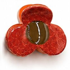 Hair Clip Small - Flower Print