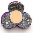 Hair Clip Small - Flower Print