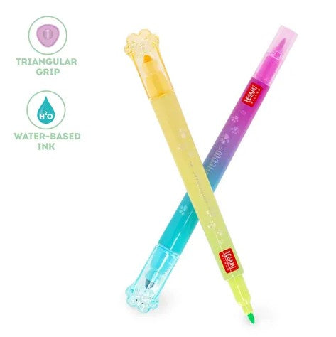 Set of 6 Dual Tip Layering Markers - Meow