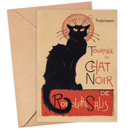 Tournee Du Chat Noir Card