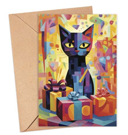 Cat & Gifts Card
