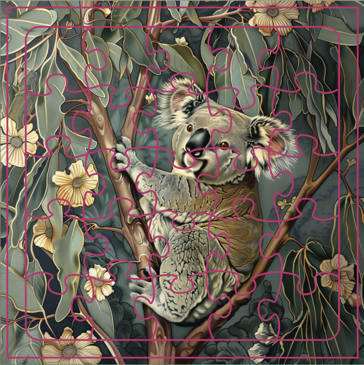 Puzzle Card - Koala