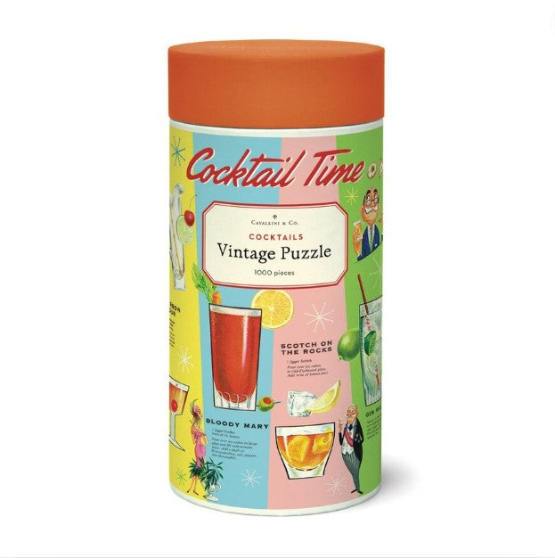 1000pc Vintage Puzzle - Cocktails