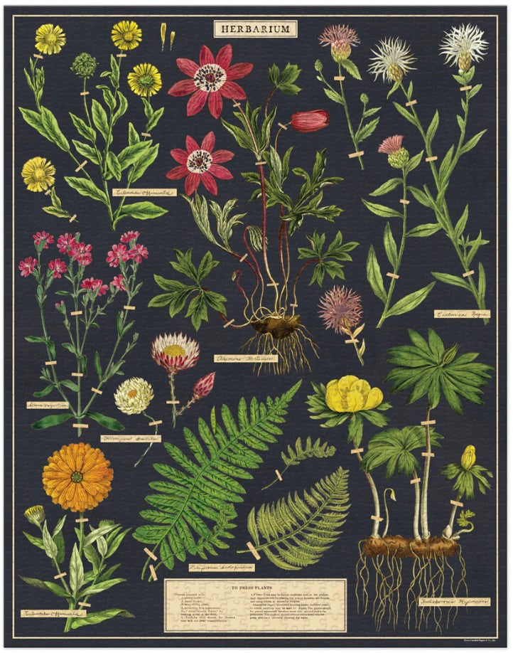 1000pc Vintage Puzzle - Herbarium