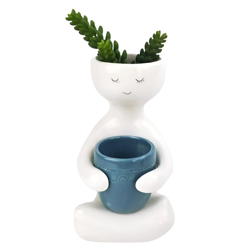 Person Holding a Pot Planter - Medium