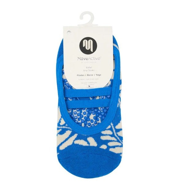 Ballet Grip Socks - Azure Canvas
