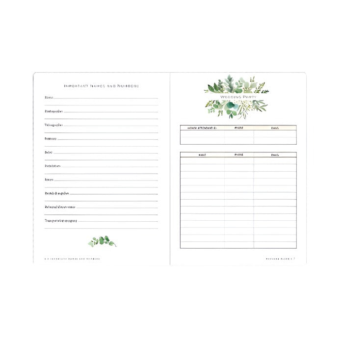 The Wedding Planner Checklist - White