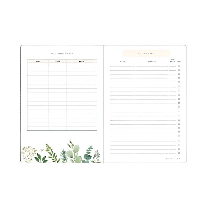The Wedding Planner Checklist - White