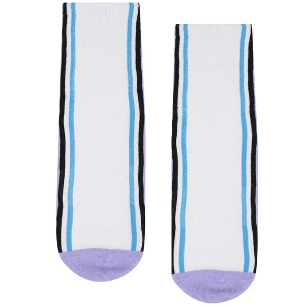 Crew Grip Socks - Fluid White and Purple