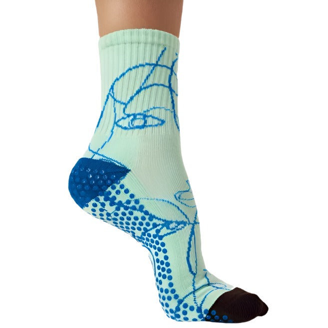 Crew Grip Socks - Mint Abstract