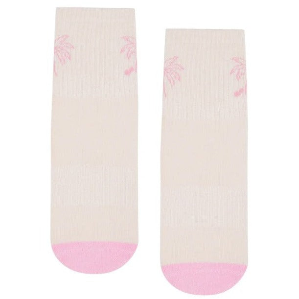 Crew Grip Socks - Pink Palms