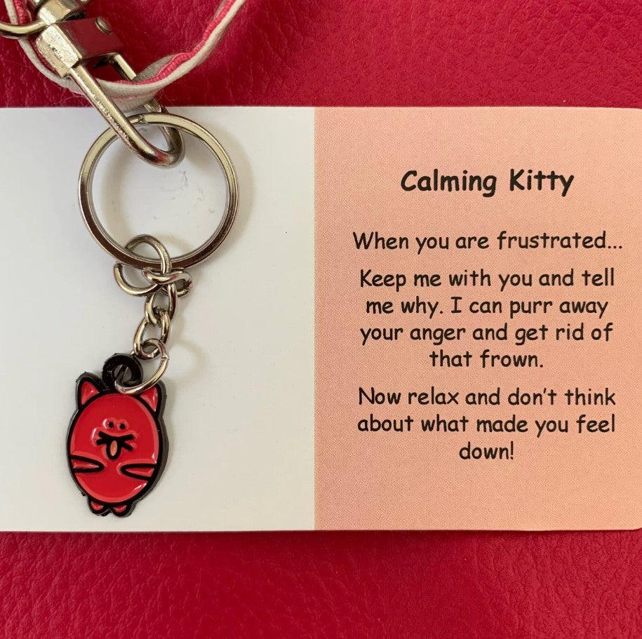Little Joys Key Ring - Calming Kitty