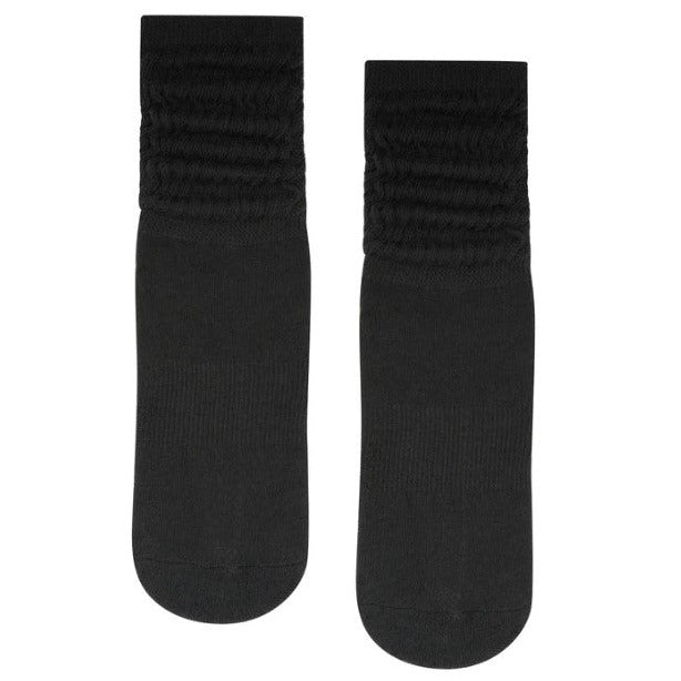 Scrunch Grip Socks - Charcoal