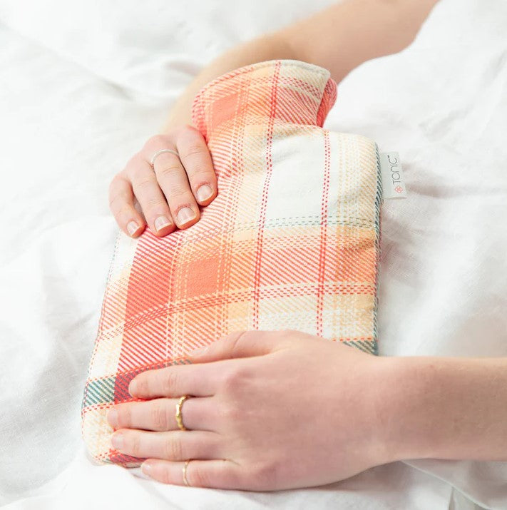 Hot Water Bottle 1L - Flannel Check