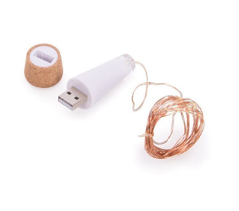Rechargeable Bottle String Lights