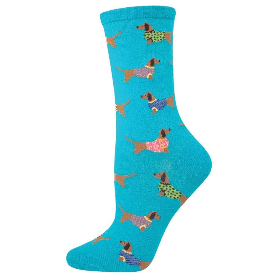 Ladies Socks -  Haute Dog Blue