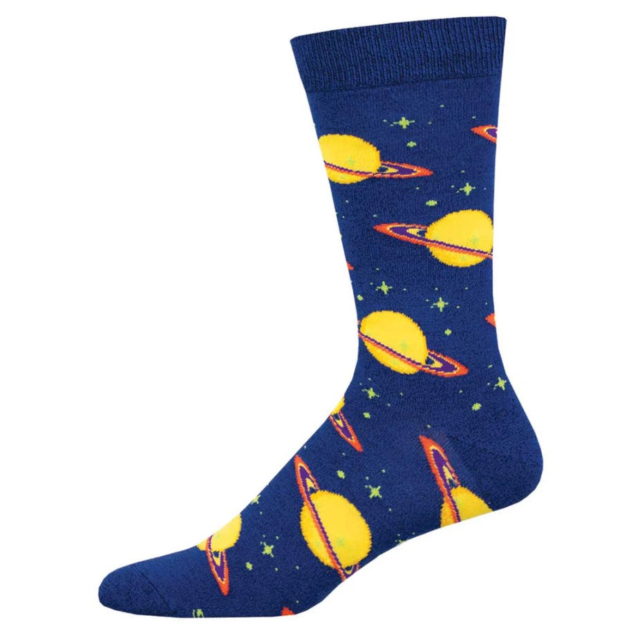 Men's Bamboo Socks - Starstruck By Saturn