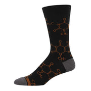 Men's Socks - Caffeine Molecule