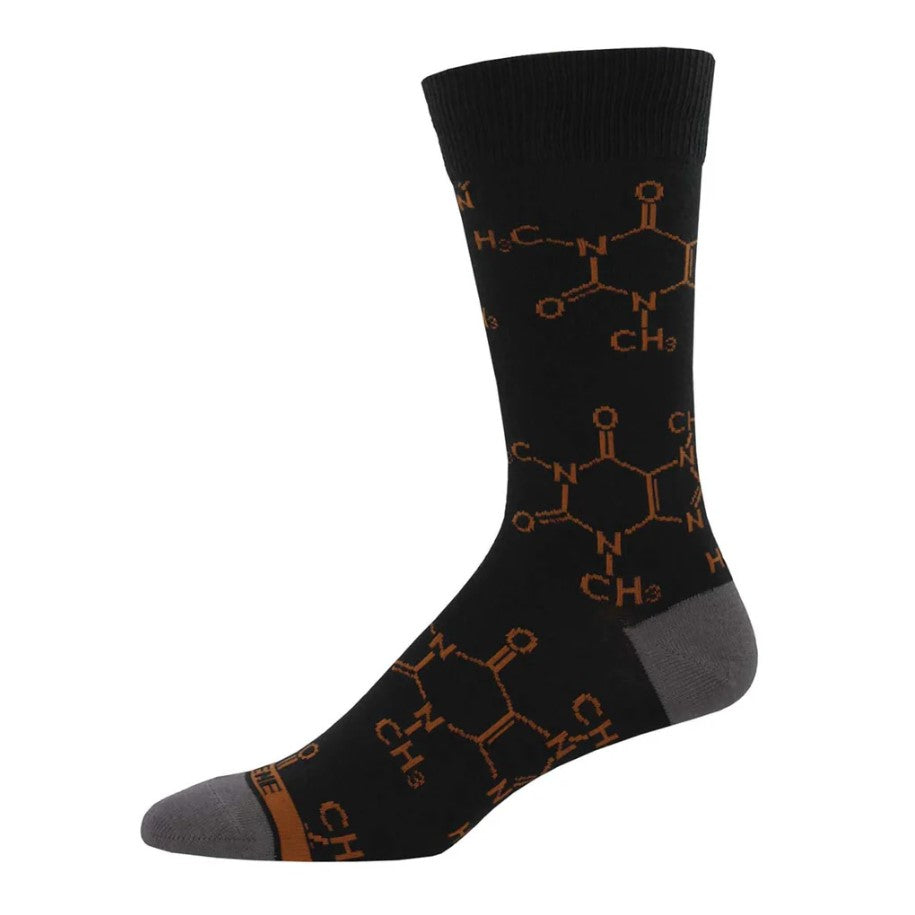 Men's Socks - Caffeine Molecule