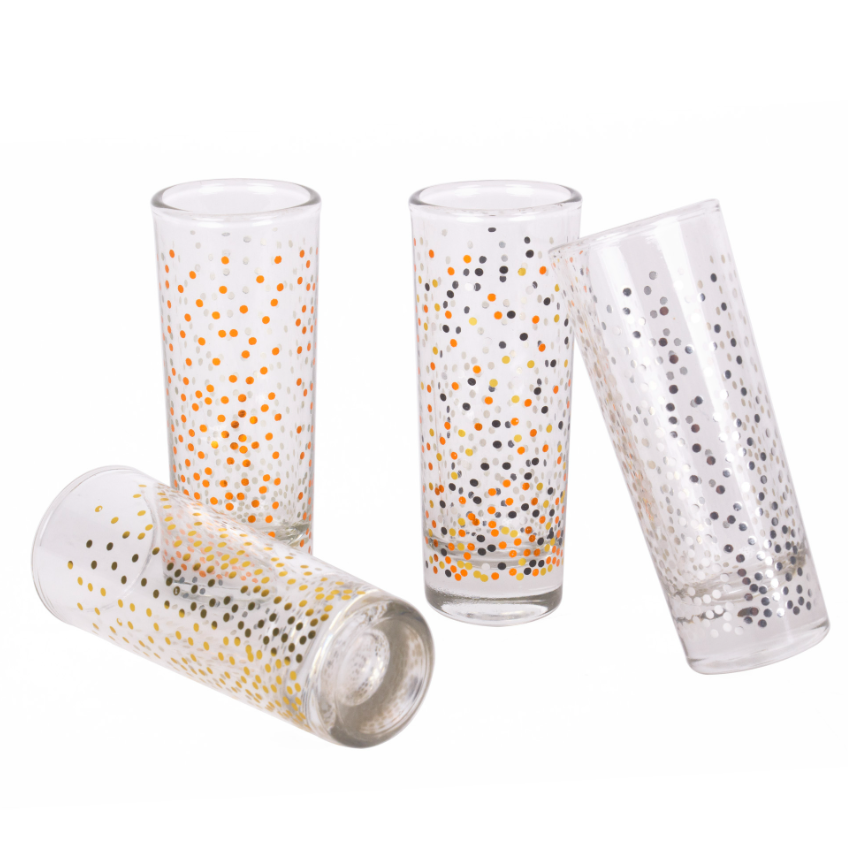Shot Glasses Pack of 4 - Party Dots