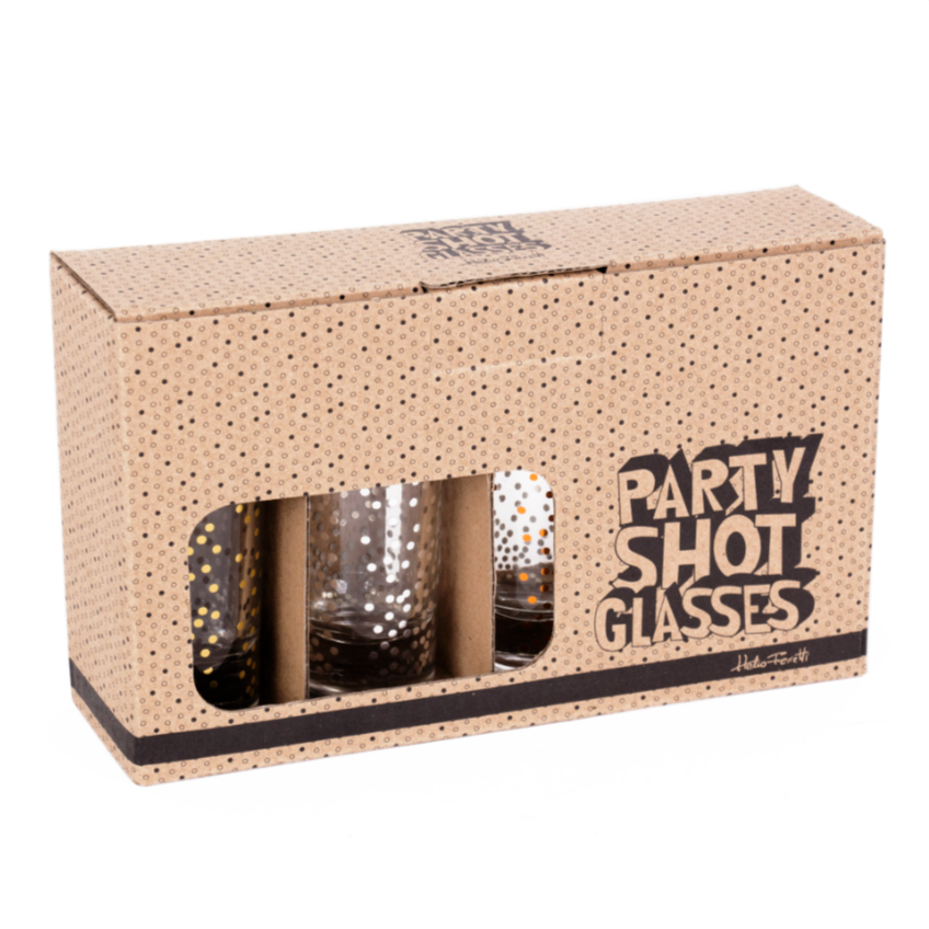 Shot Glasses Pack of 4 - Party Dots