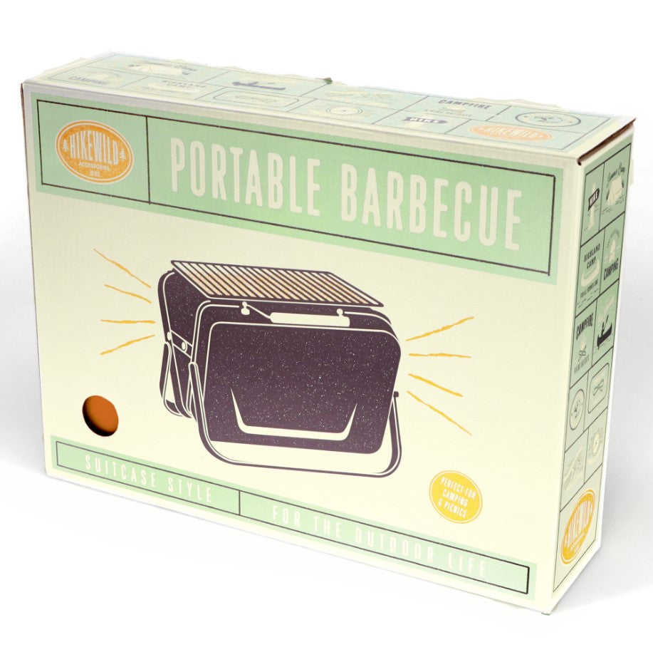 Portable Suitcase BBQ - Burnt Orange