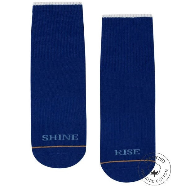 Crew Grip Socks - Cobalt Rise & Shine