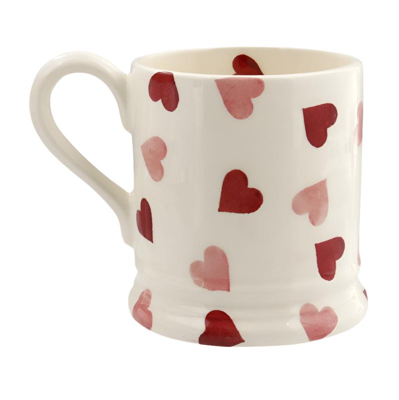 Half Pint Mug - Pink Hearts Mummy