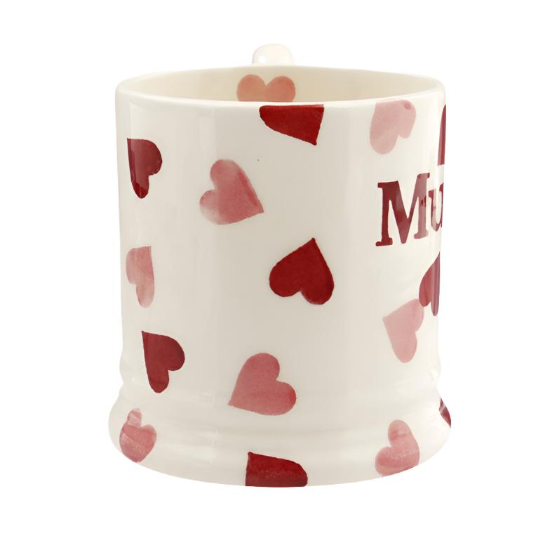 Half Pint Mug - Pink Hearts Mummy