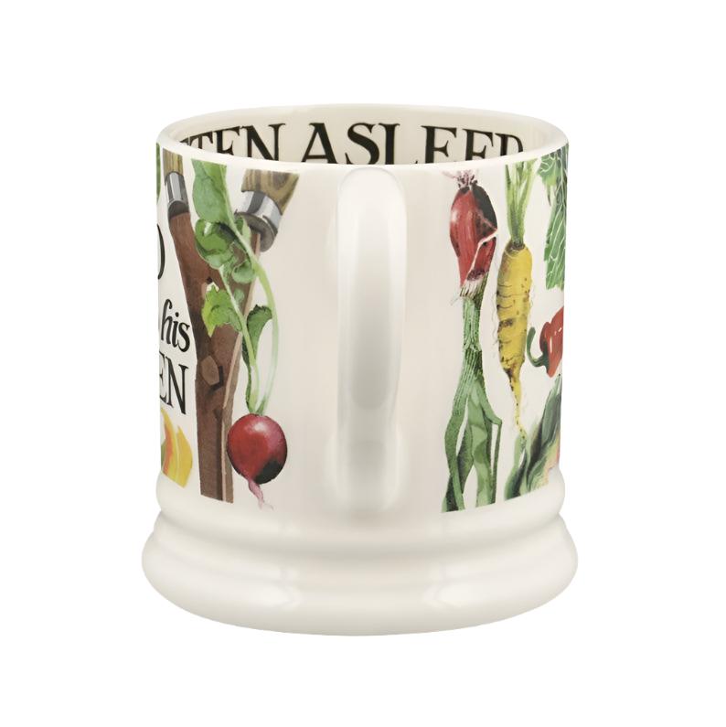 Half Pint Mug - Dad Loves His Garden