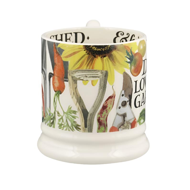 Half Pint Mug - Dad Loves His Garden