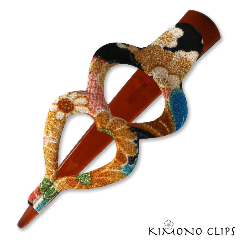 Double Heart Hair Clip - Large