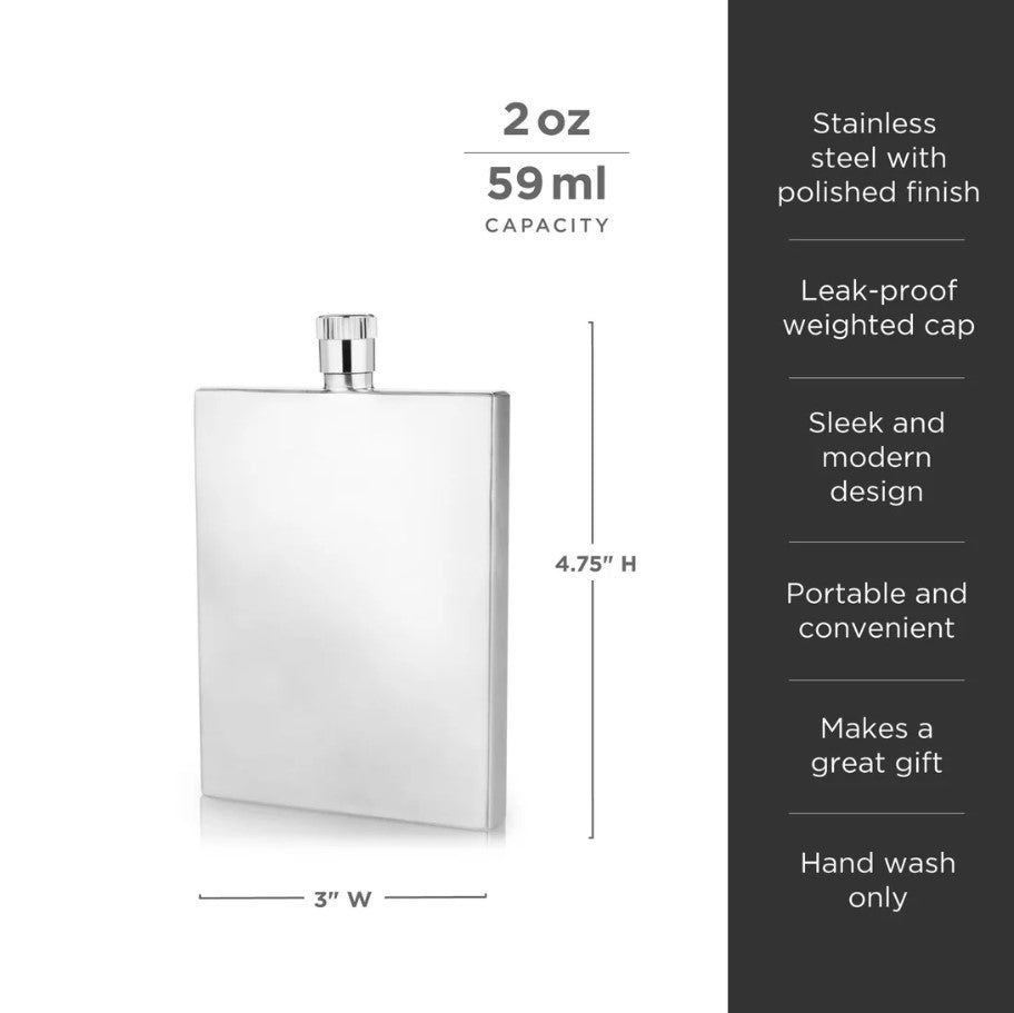 Stainless Steel Slim Flask