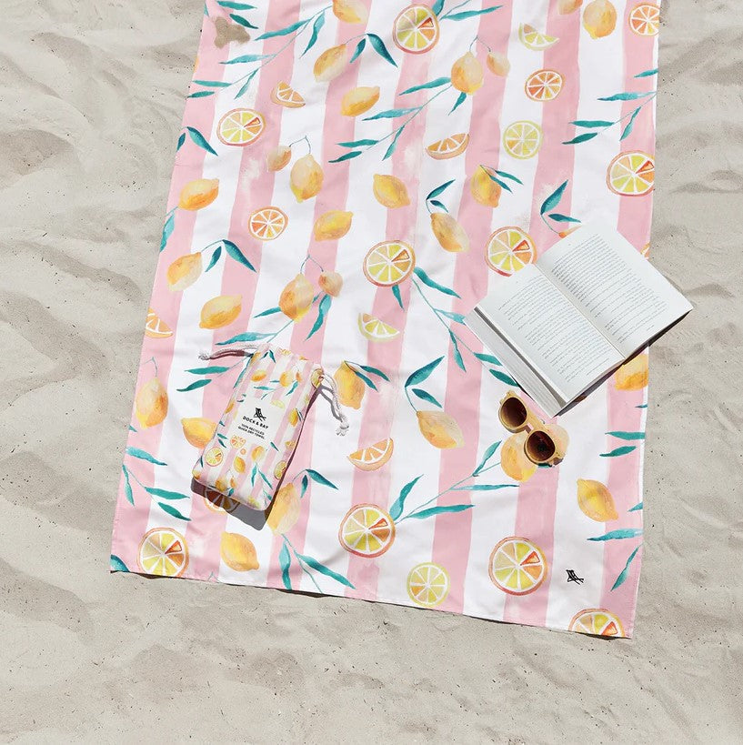 Dock & Bay Beach Towel XL - Lemons