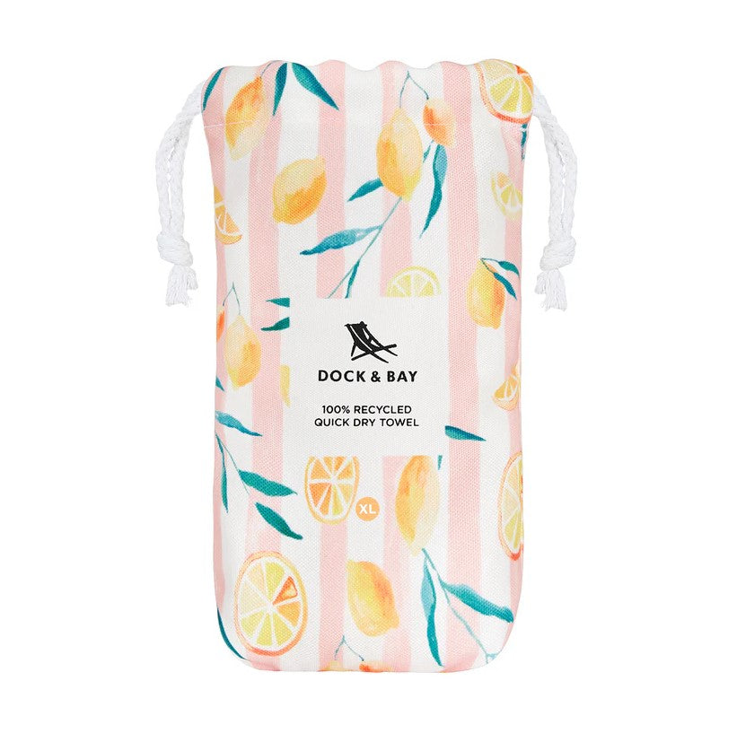 Dock & Bay Beach Towel XL - Lemons