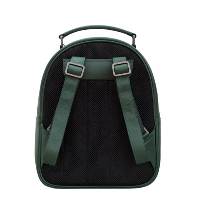 Leather Backpack - Bookworm Green Fingers