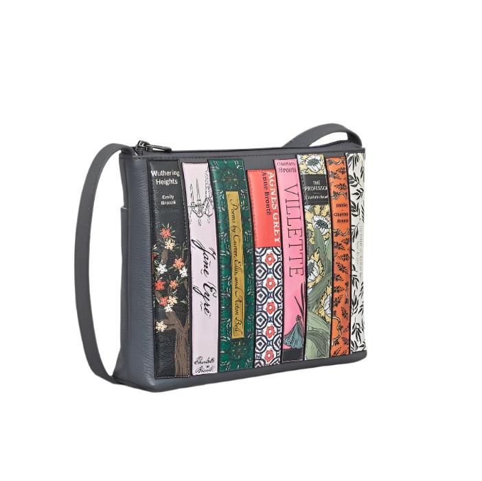 Cross Body Bag - Bookworm Bronte, Soft Grey