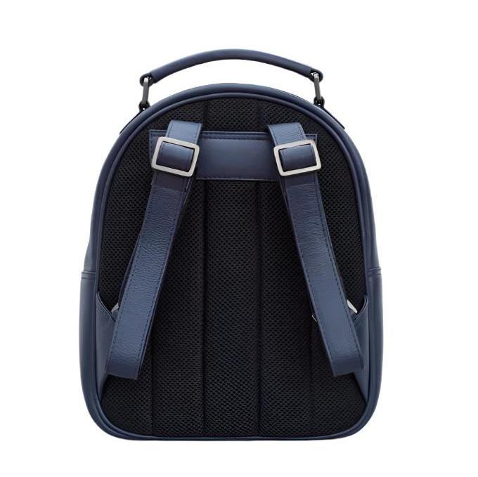 Leather Backpack - Bookworm Austen, Navy