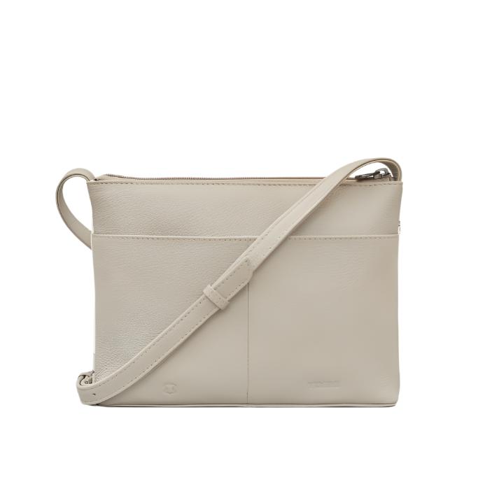 Cross Body Bag - Bookworm Austen, Warm Grey