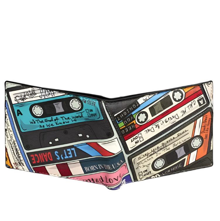 Men's Wallet - Back To The 80's, Black
