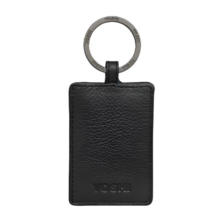 Leather Keyring - Back To The 80s White